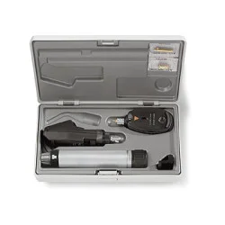 Ophthalmoskop Set HEINE BETA 200, mit Strich-Skiaskop, im Hartschalenetui