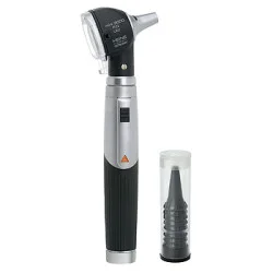 Otoskop HEINE mini 3000 LED F.O., 2,5V, mit Ladegriff, Einweg-Tips