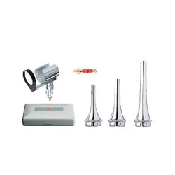 Veterinär Otoskop HEINE G100 LED, mit USB-Ladegriff, Kabel, Netzteil, Spekulas, Etui