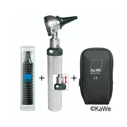 Otoskop EUROLIGHT C30, mit CLIC-Verschluss, inkl. Tasche und je 10 Ohrtrichtern