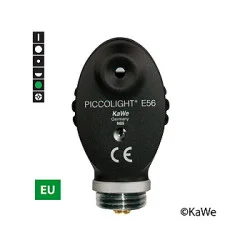 Ophthalmoskop-Kopf PICCOLIGHT E56, 2,5 V, Grünfilter, EU-Version mit 6 Blenden