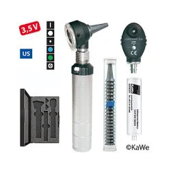Diagnostik-Set, Otoskop COMBILIGHT F.O.30 und Ophthalmoskop E36 3,5V mit Zubehör