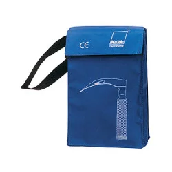 Notfalltasche blau, für 3 Laryngoskop- Spatel und 1 Griff