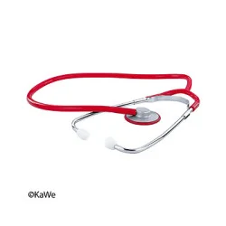 Single Flachkopf-Stethoskop, Aluminium