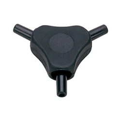 Y-Stück, kunststoff schwarz