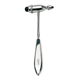 Trömner Reflexhammer, schwer, mit Metallgriff ohne Pinsel ohne Nadel