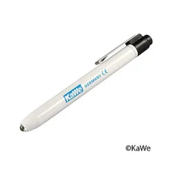 Diagnostikleuchte KaWe, weiß, mit Druckknopf, inklusive 2 Batterien
