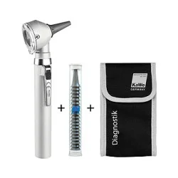 Otoskop PICCOLIGHT C, 2,5V, inkl. Tasche und je 10 Ohrtrichtern