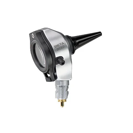 Otoskop-Kopf HEINE BETA 200 F.O. 2,5V, mit 4 Dauergebrauchs-Tips
