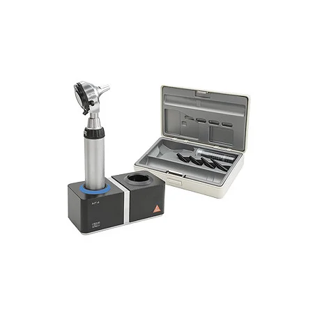 Otoskop HEINE BETA 400 F.O. LED, mit Ladegriff, Ladegerät