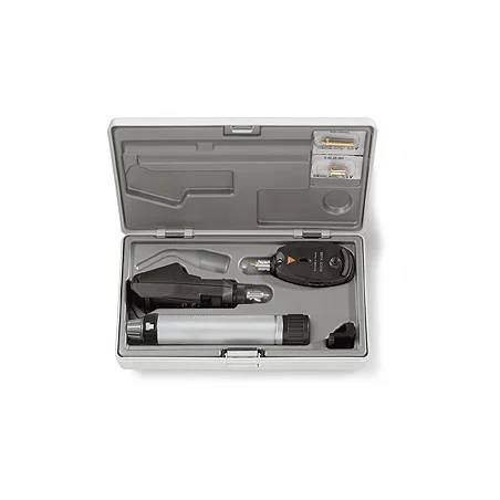 Ophthalmoskop Set HEINE BETA 200, mit Strich-Skiaskop, im Hartschalenetui