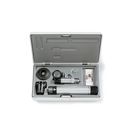 Handspaltlampen HEINE HSL 150 Set, mit Ersatzlampe und Lupenaufsatz