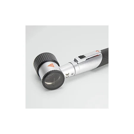 Dermatoskop HEINE mini 3000 LED, 2,5V, schwarz, Batteriegriff, Kontaktscheibe