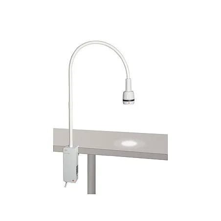 Untersuchungsleuchte HEINE EL3 LED mit Klemmhalterung für die Tischmontage