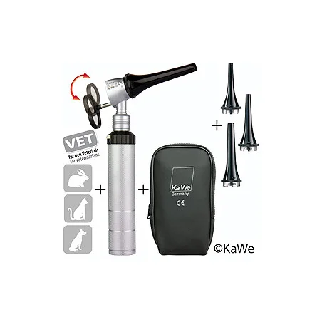 Otoskop EUROLIGHT VET C30 OP inkl. 3 Vet Dauer-Ohrtrichter