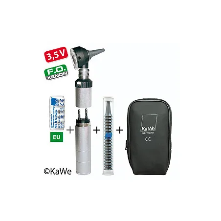 Otoskop COMBILIGHT F.O. 30, 3,5V / 240V, mit Steckerladegriff