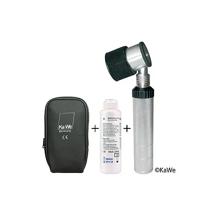 Dermatoskop EUROLIGHT D30, 2,5V, inkl. Reißverschlusstasche