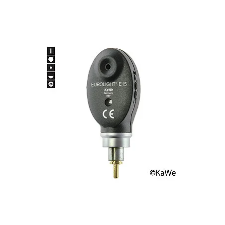 Ophthalmoskop-Kopf EUROLIGHT E15 2,5 V, mit 5 Blenden