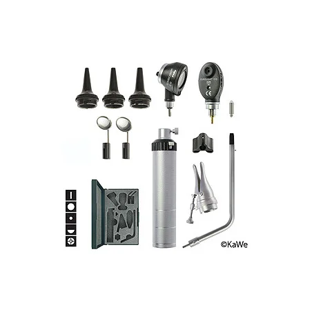 BASIC SET, Otoskop COMBILIGHT C10 / Ophthalmoskop EUROLIGHT E15 mit Zubehör