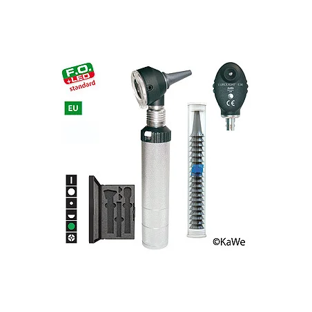 Diagnostik-Set, Otoskop COMBILIGHT F.O.30 LED und Ophthalmoskop EUROLIGHT E36 (EU) mit Zubehör