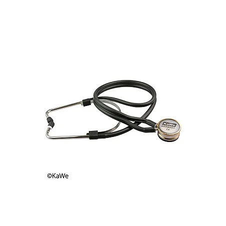 Planet-Stethoskop nach Fassbender, schwarz, 2 Schlauch, für die Kardiologie