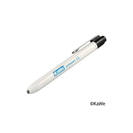 Diagnostikleuchte KaWe, weiß, mit Druckknopf, inklusive 2 Batterien