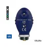 Ophthalmoskop-Kopf PICCOLIGHT E56, Blaufilter, 2,5 V, USA-Version mit 6 Blenden