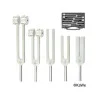 Stimmgabel aus Aluminium Set, 5 Stimmgabeln im Etui